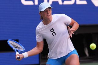 Iga Świątek, trening przed ćwierćfinałem US Open