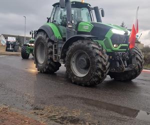 Protest rolników w zielonym miasteczku w Nagłowicach