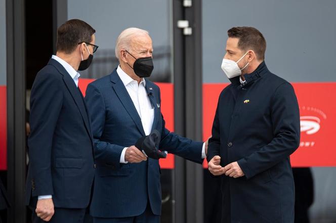 Joe Biden, Rafał Trzaskowski, Mateusz Morawiecki