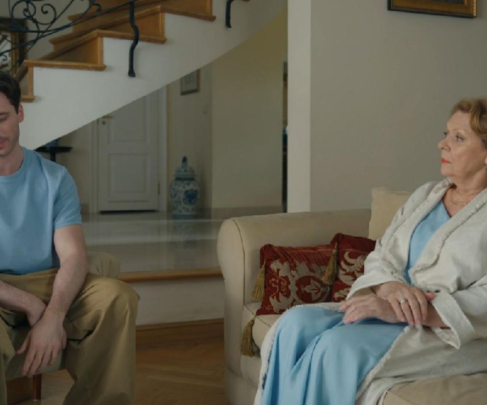 Barwy szczęścia, odcinek 3122. Cezary (Marcel Opaliński), Józefina (Elżbieta Jarosik)