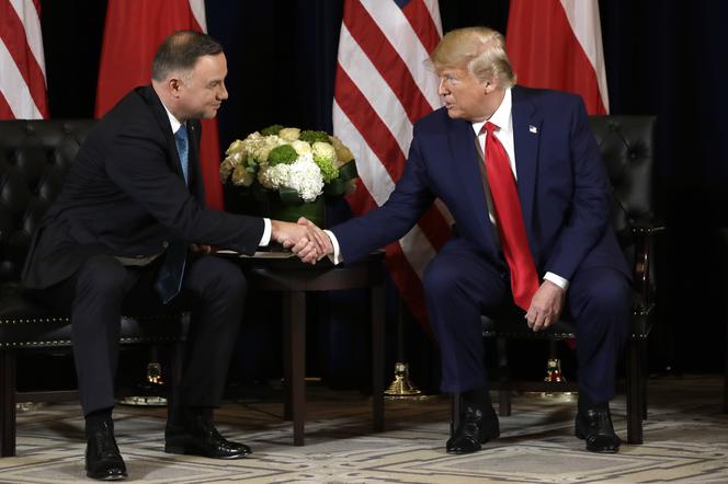 Prezydent Andrzej Duda spotkał się z Prezydentem Donaldem Trumpem