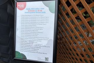 Sursum Corda sadzi drzewa na 25 urodziny 