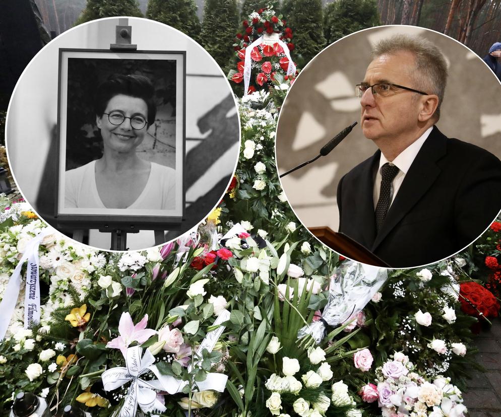 Grób Anny Sienkiewicz-Rogowskiej utonął w morzu kwiatów. Słowa jej męża rozdzierają serce