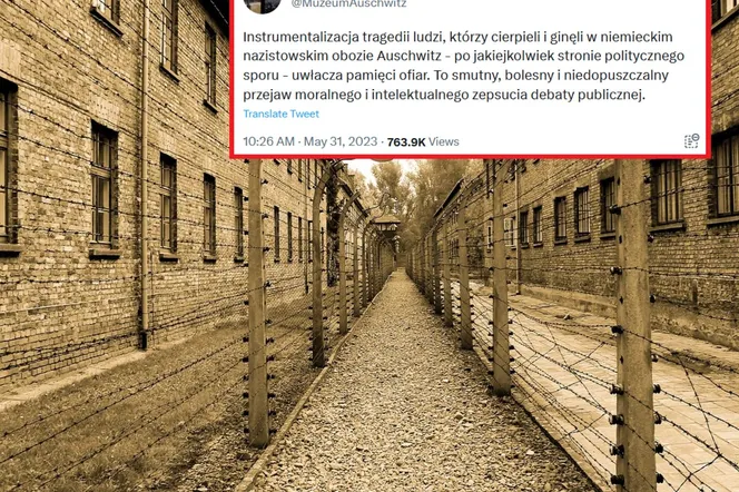 Instrumentalizacja tragedii. Muzeum Auschwitz stanowczo o spocie z obozem w tle