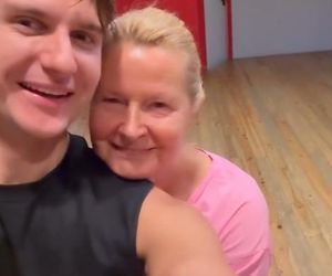 Bursztynowicz trenuje taniec kochanków