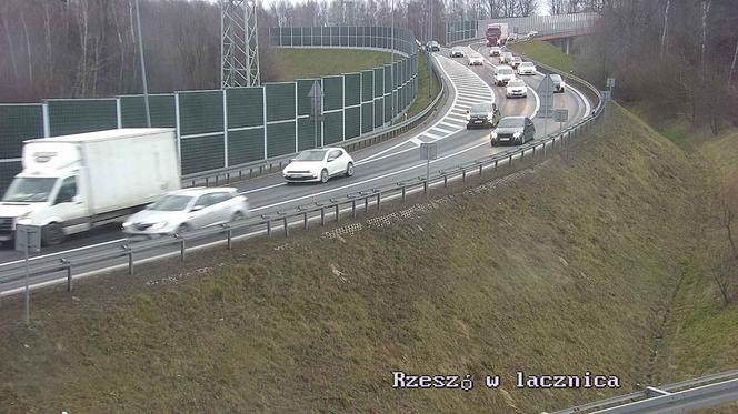 Gigantyczny korek na autostradowej obwodnicy Krakowa