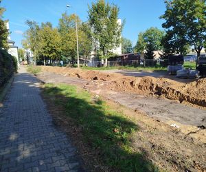 Roboty drogowe na ulicy Błonie w Siedlcach