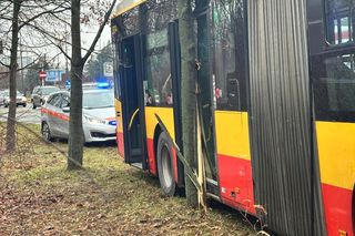 Wypadek autobusu na Ursynowie