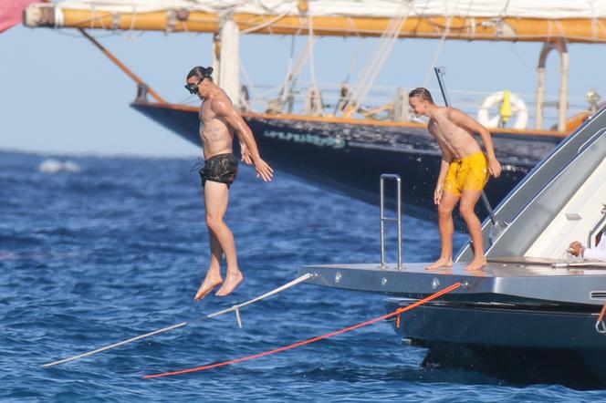 Zlatan Ibrahimović z rodziną na jachcie
