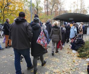 Tłumy na cmentarzu na Miłostowie