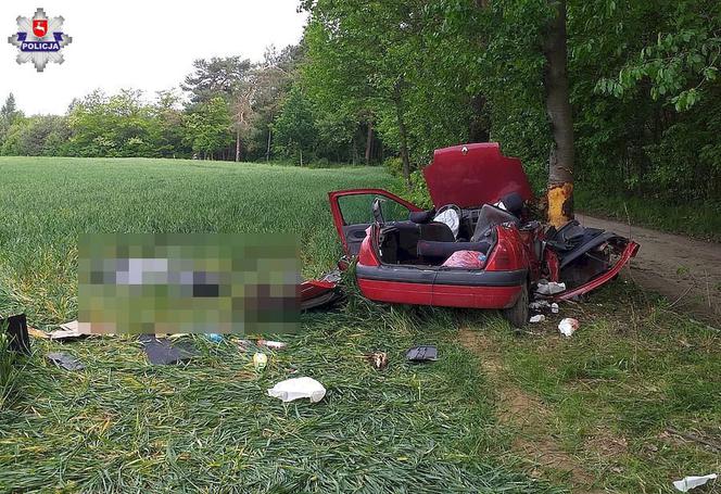 Tragiczne w skutkach uderzenie w drzewo