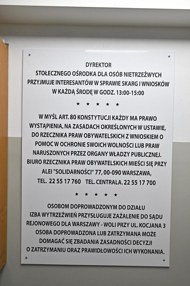 Byliśmy w izbie wytrzeźwień na Kolskiej w Warszawie. „Dajemy im 24 godzin na wytrzeźwienie”