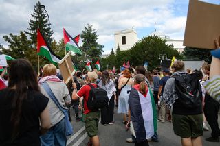 Marsz dla Palestyny przeszedł w niedzielę, 17 sierpnia ulicami Warszawy