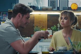 	M jak miłość odc. 1841. Marcin (Mikołaj Roznerski), Kama (Michalina Sosna)