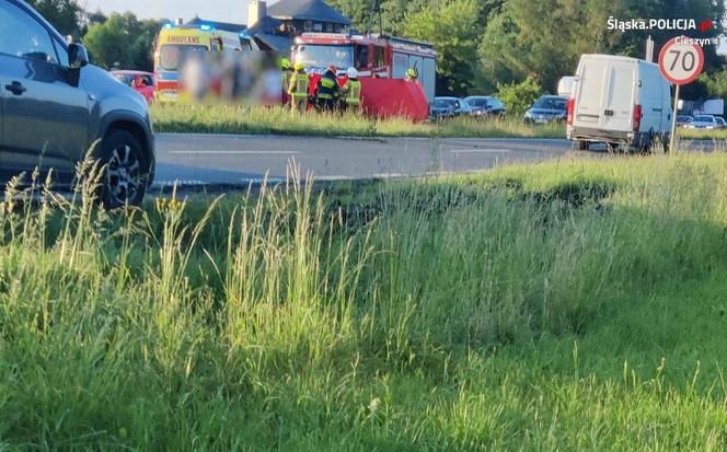 Tragedia w Ustroniu. Zginął 19-letni motocyklista. "Kobieta nie ustąpiła mu pierwszeństwa"