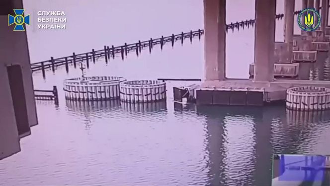 Ukraiński atak na most krymski