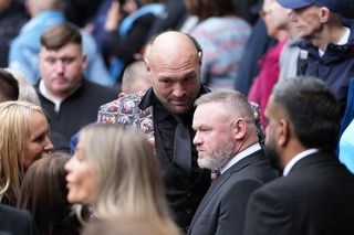 Tyson Fury na pogrzebie Ricky'ego Hattona