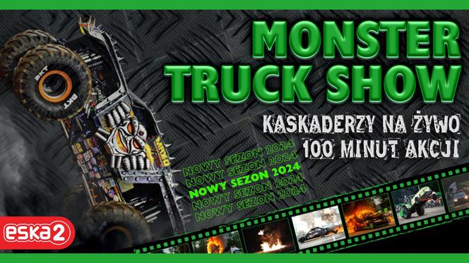 Pokaz kaskaderów Monster Truck Show w Kielcach. Widowisko, które mrozi krew w żyłach