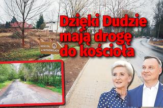 Dom prezydenta Dudy w Krakowie. Wyremontowali mu drogę do kościoła. Dlaczego?