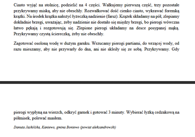 Kujawskie pierogi z kapustą i grzybami