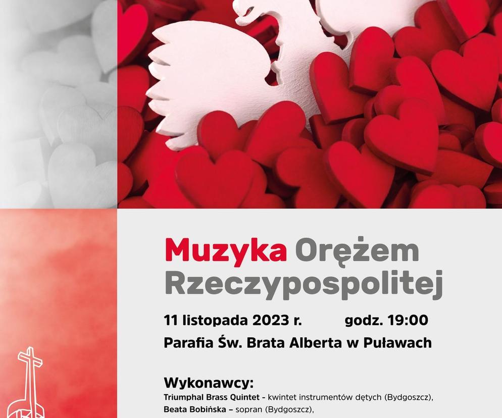 Koncert Muzyka Orężem Rzeczypospolitej - plakat wydarzenia
