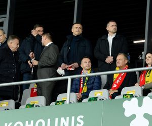 Donald Tusk przyleciał na mecz Litwa - Polska