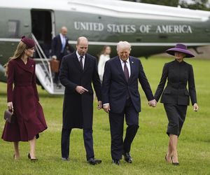 Donald Trump spotyka się z królem Karolem III! Powitali go Kate i William