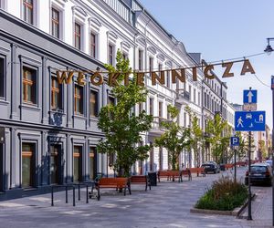 Kamienice u zbiegu ul. Włókienniczej i Wschodniej w Łodzi