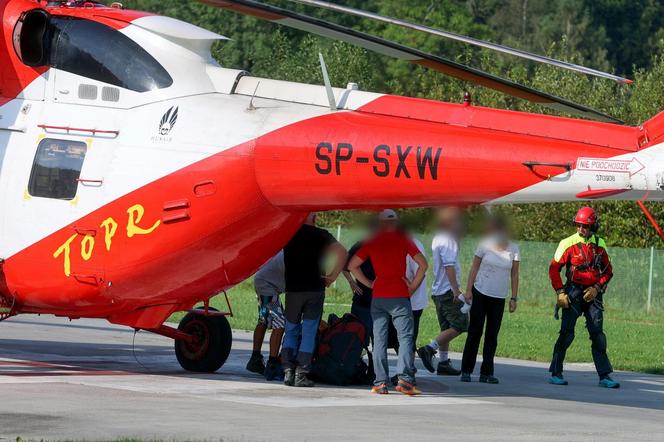 Turyści ewakuowani z jednego ze schronisk w Tatrach