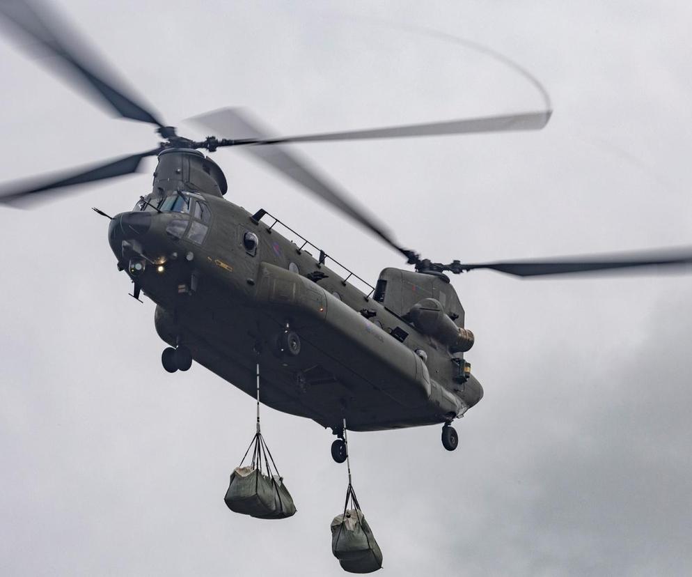 Brytyjski śmigłowiec CH-47 Chinook