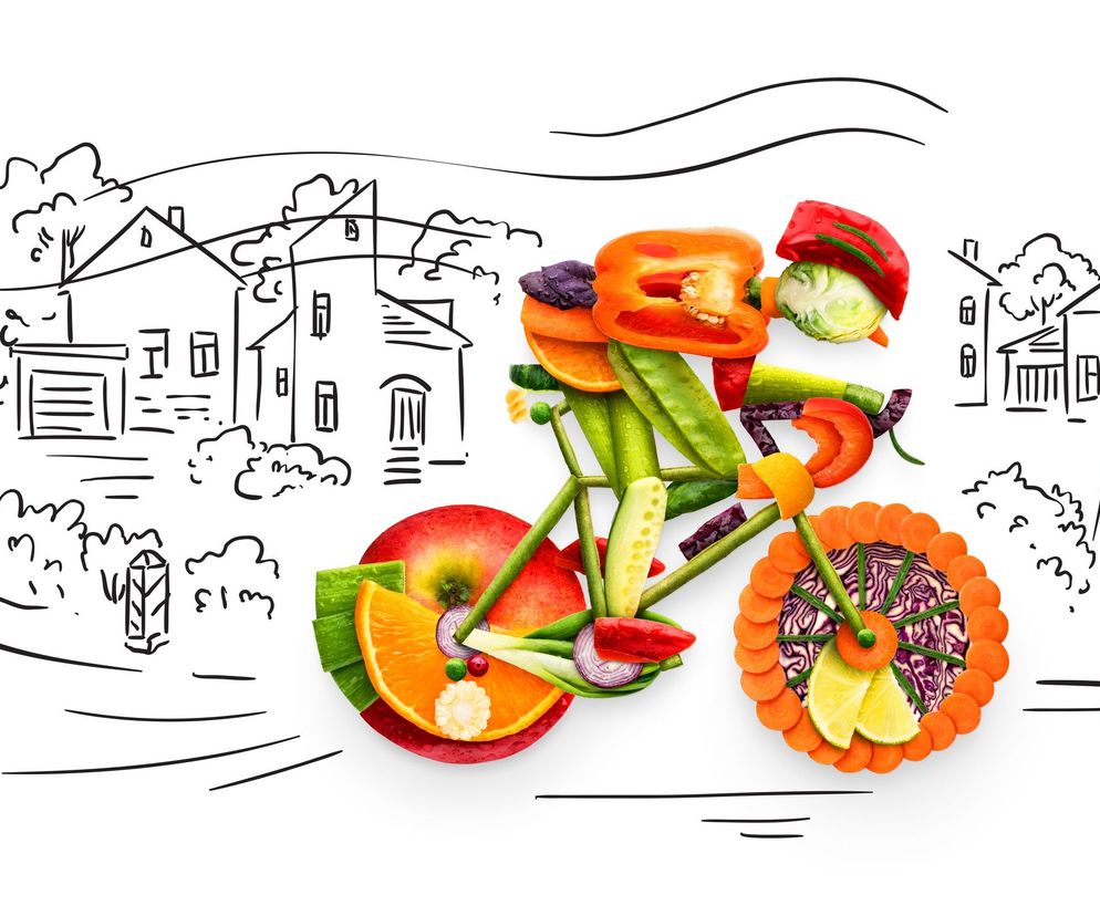 Dieta rowerzysty powinna być skomponowana z takich produktów, które dadzą siłę do intensywnej jazdy.