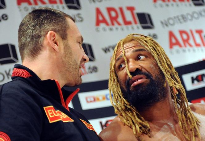 Witalij Kliczko i Shannon Briggs