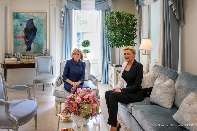 Agata Duda odwiedziła Jill Biden