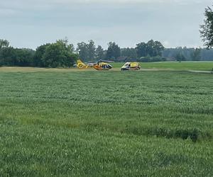 Wypadek w Hołubli w powiecie siedleckim