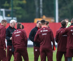Trening polskich piłkarzy przed meczem z Nową Zelandią i Litwą