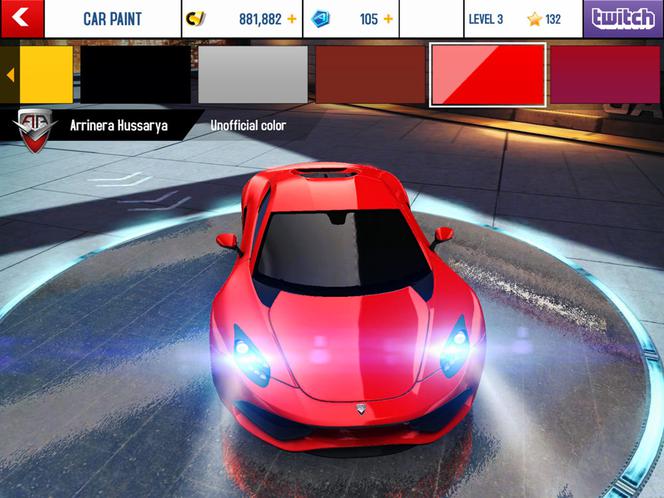 Arrinera Hussarya w grze "Asphalt 8: Airborne"