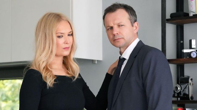 Barwy szczęścia odc. 3236. Bruno (Lesław Żurek), Karolina (Marta Dąbrowska)