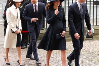 Meghan Markle, książę Harry, księżna Kate i książę William