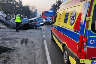 Zderzenie dwóch samochodów osobowych w Brniu