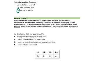 Odpowiedzi angielski próbny egzamin ósmoklasisty 2024 - gotowe rozwiązania, klucz