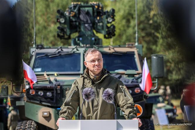 Andrzej Duda na Litwie. Ćwiczenia wojskowe „Brave Griffin”