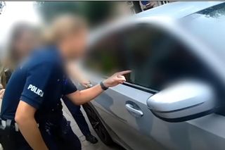 Akcja jak z filmu. Nie zatrzymała się do kontroli, policjantki wybiły szybę w jej BMW