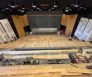 Remont sali im. Danuty Szaflarskiej w MCK Sokół