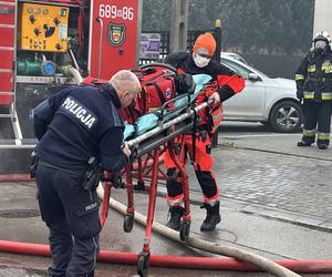 Potworny pożar w Markach. Strażacy znaleźli zwęglone zwłoki