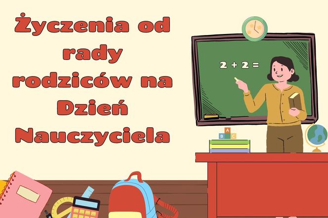 Życzenia od rady rodziców na Dzień Nauczyciela