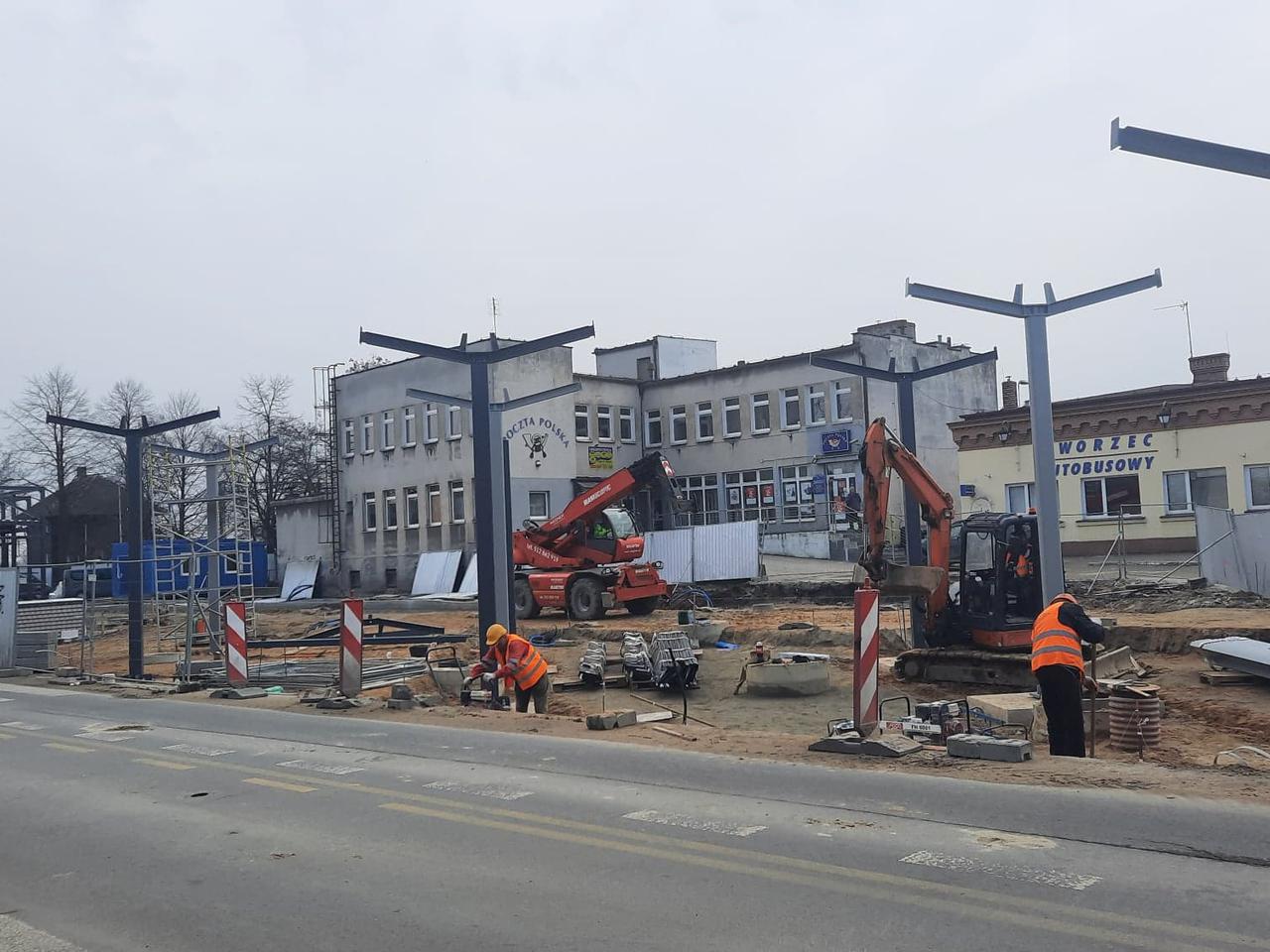 Trwa budowa Zintegrowanego Centrum Przesiadkowego 