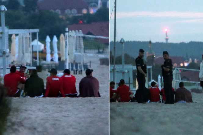 Reprezentacja po Euro 2020: Piją na plaży. Policja na miejscu. Jest afera. ZDJĘCIA