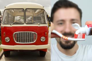 Kierowca autobusu mył zęby podczas jazdy? Niezwykłe sceny w Jastrzębiu-Zdroju