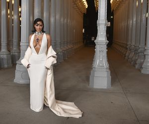 Gwiazdy na gali Lacma: Kim Kardashian i Laura Dern z biustem na wierzchu