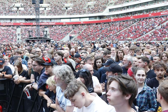 Koncert AC/DC w Warszawie (4.07.2025) - część pierwsza. Organizatorem koncertu jest Live Nation